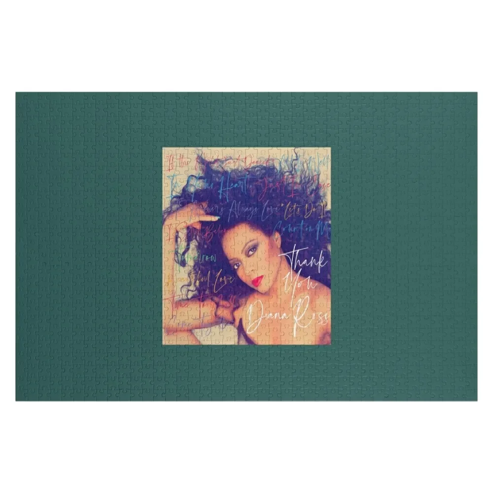 thank you diana ross Jigsaw Puzzle Photo Personalized Gifts Wooden Compositions For Children Custom Wood Puzzle
