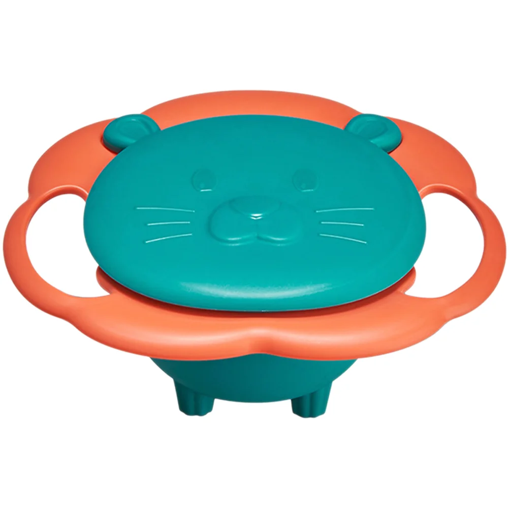 

Children Rotary Balance Bowl Balance Bowl Baby Shatterproof Child Cute Bowls with Lids Pp 360 Rotate for Toddlers