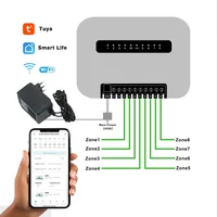 Умная спринклерная система Wi-Fi Tuya, 6 зон или 8-станционный контроллер садового орошения, таймер водяного клапана для автоматического полива — изображение 4