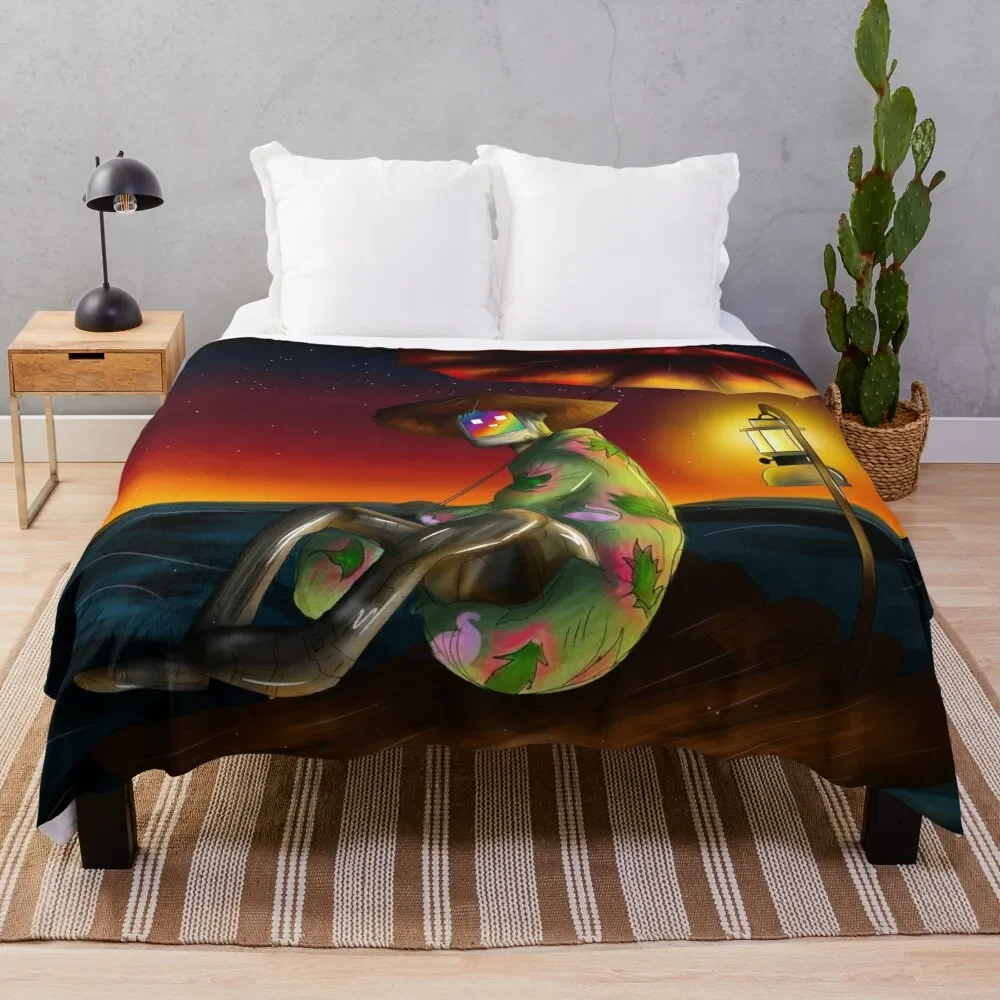 

Momo // Stray Throw Blanket Travel warm for winter Dorm Room Essentials Blankets