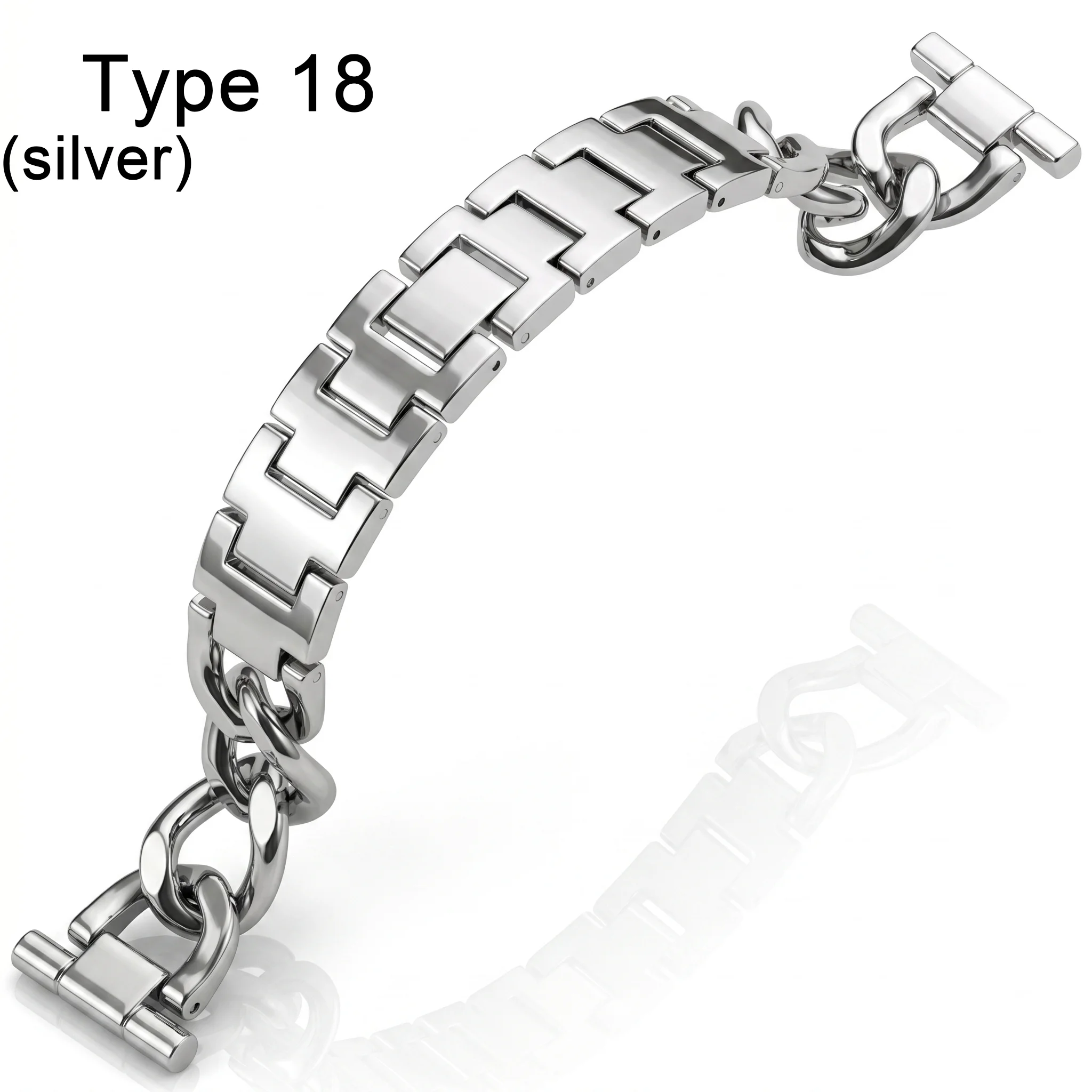 Sleek Stainless Steel Watch Band - Premium Metal Replacement Strap