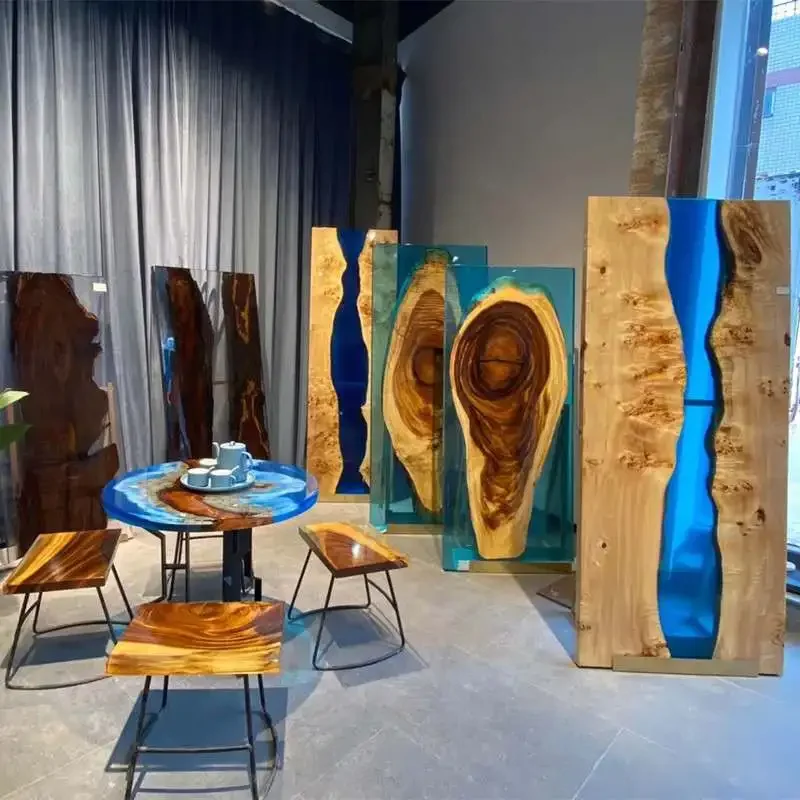 Customized Dining Table Plates Industrial Natural Shape Solid Wood Live Edge Walnut Table Top for Dining Room, Multiple Sizes