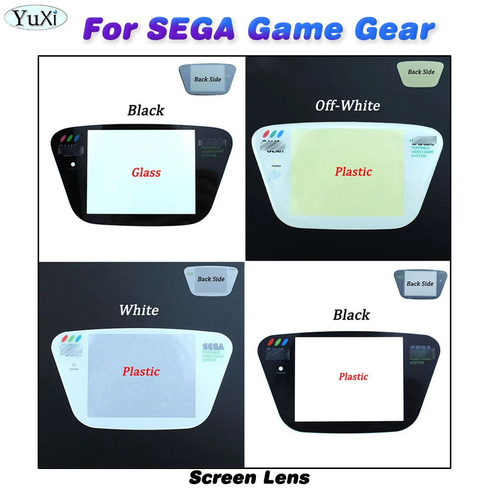 

1Pcs For Sega Game Gear GG Plastic Glass Tempered Protector Screen Lens Cover LCD Screen Lens Panel Replacement Accessories