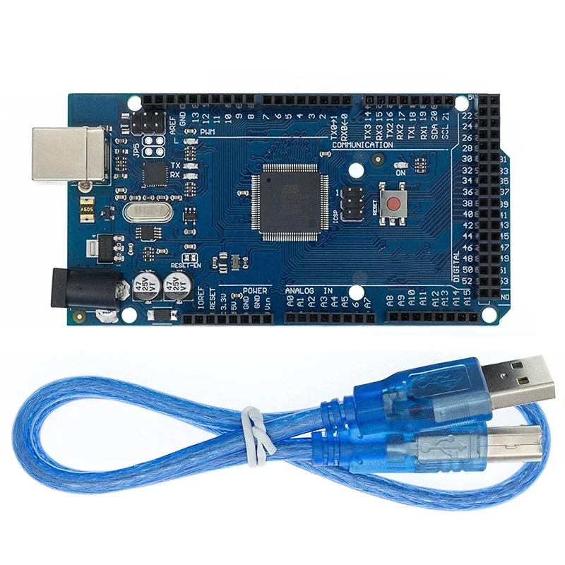 MEGA2560 MEGA 2560 R3 (ATmega2560-16AU CH340G) AVR USB Board Development Board MEGA2560 PRO For Arduino Expansion Board DIY Kit image 4