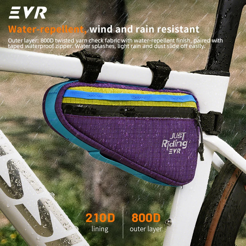 EVR 1L Triangle Bicycle Bag - Outdoor Riding Storage Solution
