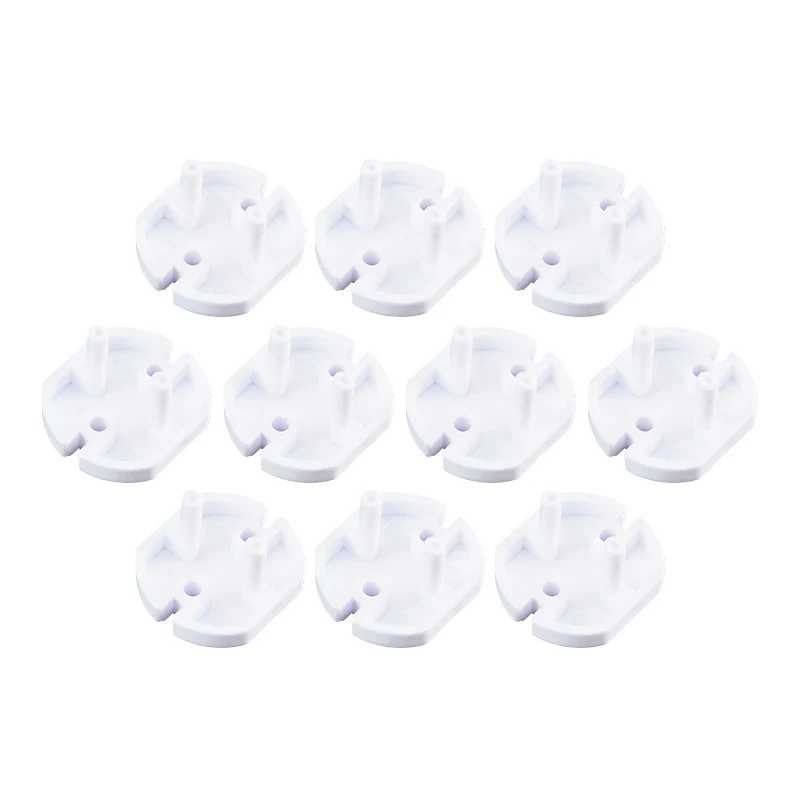 Socket Covers 10pcs EU Power Socket Electrical Outlet Baby Kids Child Safety Guard Protection Anti Electric Shock Plugs Protector