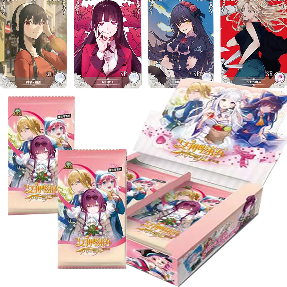 

Goddess Stories Card Booster Box Anime Games Girl Kaname Madoka Sakura Kinomoto Collection Party Game Card Toys Children Gifts