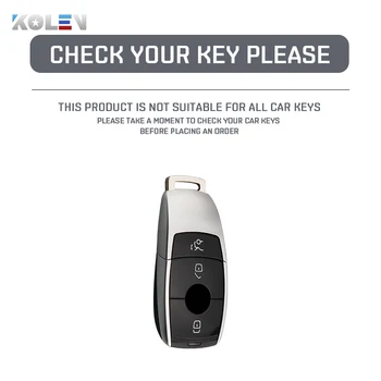 Nuovo TPU Car Remote Key Case Cover Shell per Mercedes Benz W205 W213 W177 X167 A C E S GLS GLE GLC Class AMG Maybach accessori - Nuovo TPU Car Remote Key Case Cover Shell per Mercedes Benz W205 W213 W177 X167