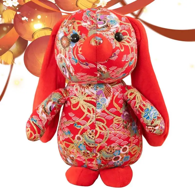 

Кролик, плюшевая кукла, плюшевый кролик, Мягкий Кролик, плюшевая кукла, кролик, плюшевая кукла с китайским принтом, удобный плюшевый кролик