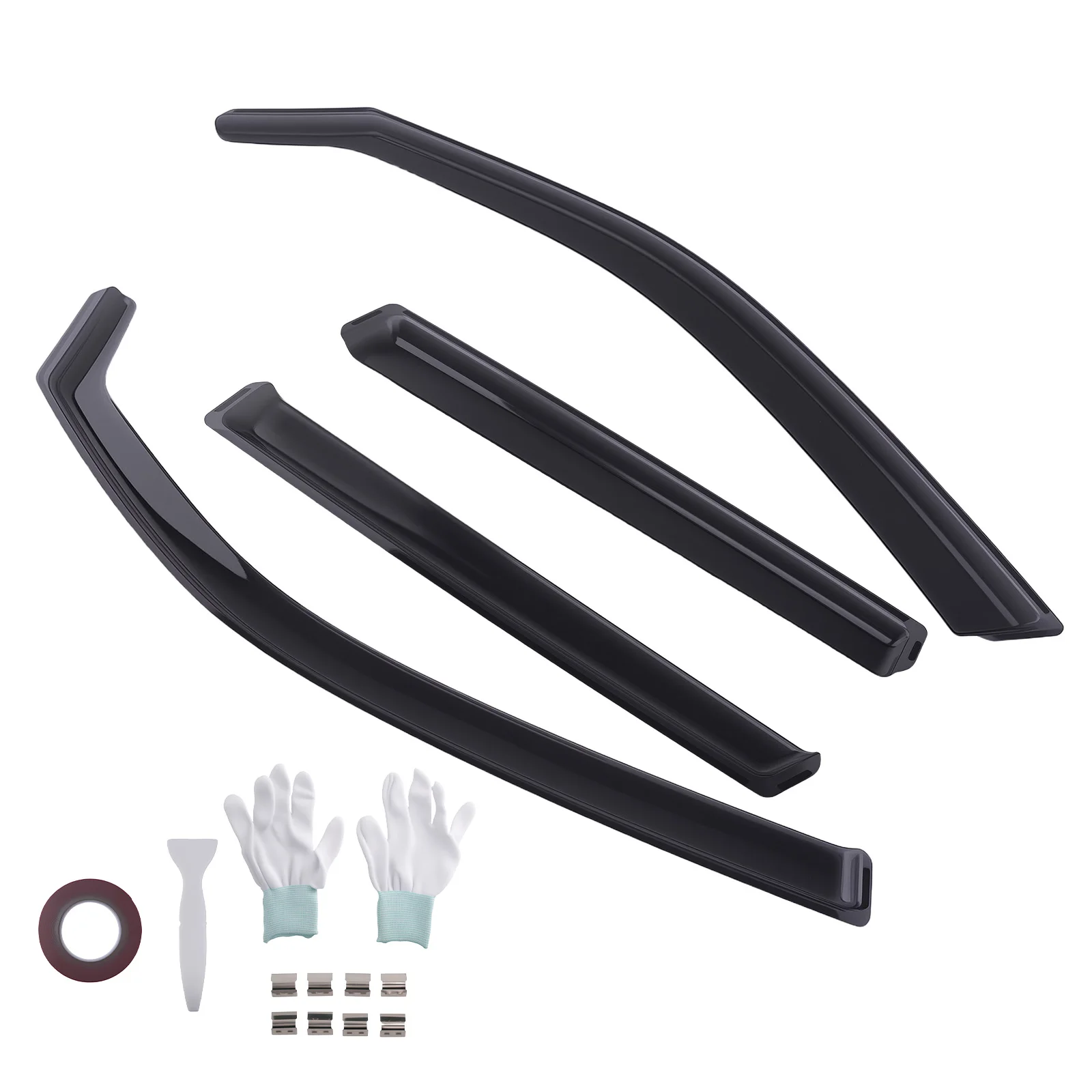 Wind Deflector In-Channel Design for Suzuki Vitara MK2 2014+ Acrylic 5-Door