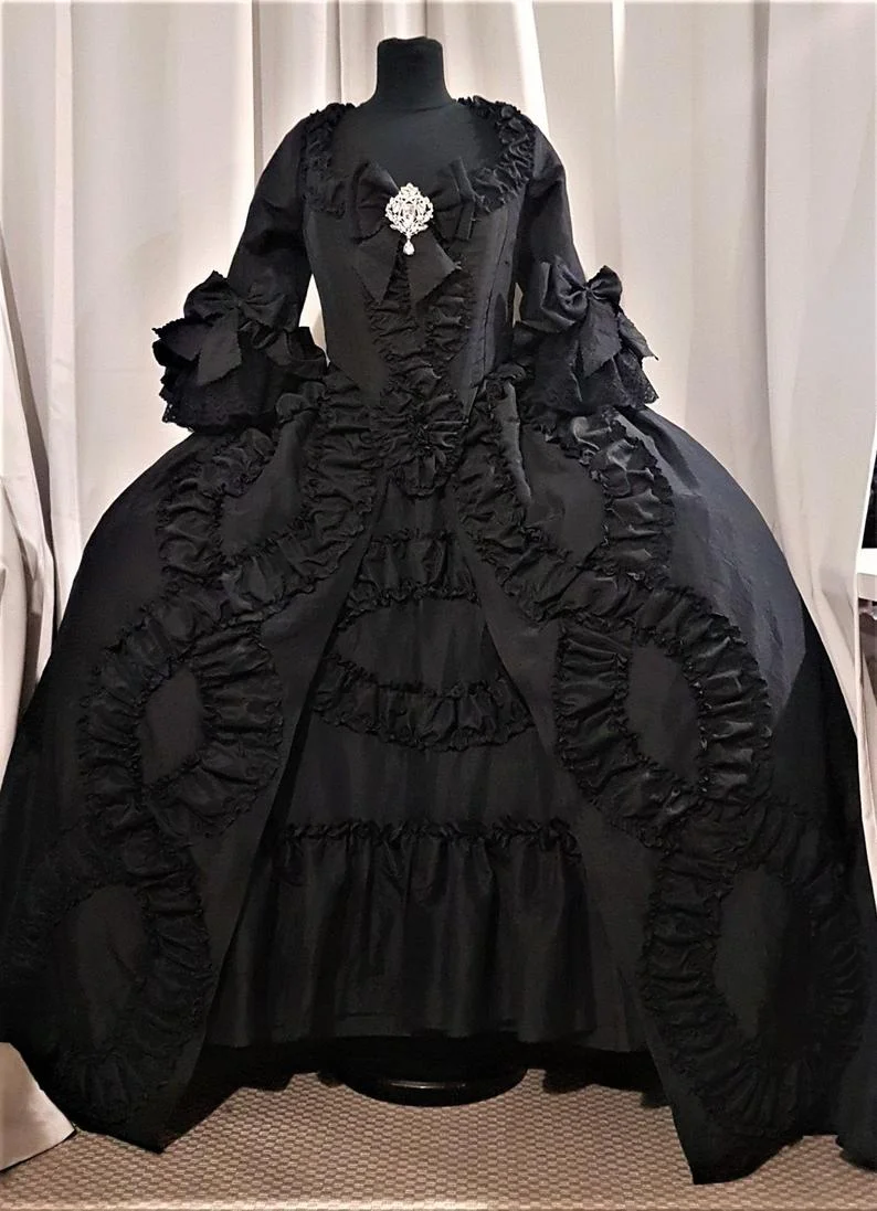 青バラ　ロリータ 　ロイヤルゴシック　黒 アイドル　 ドレス プリンセス 青バラ ロリータ ロイヤルゴシック 黒 アイドル ドレス