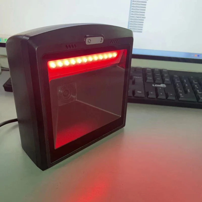 Hbapos-hands Barcode Scanner 2d 1d Desktop qr Bar Code Reader Automático para Pos pc Windows Omnidirecional - Imagem 5