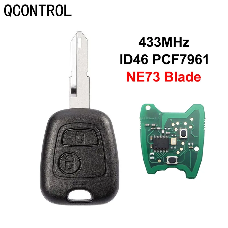 Car Remote Key DIY for PEUGEOT 206 207