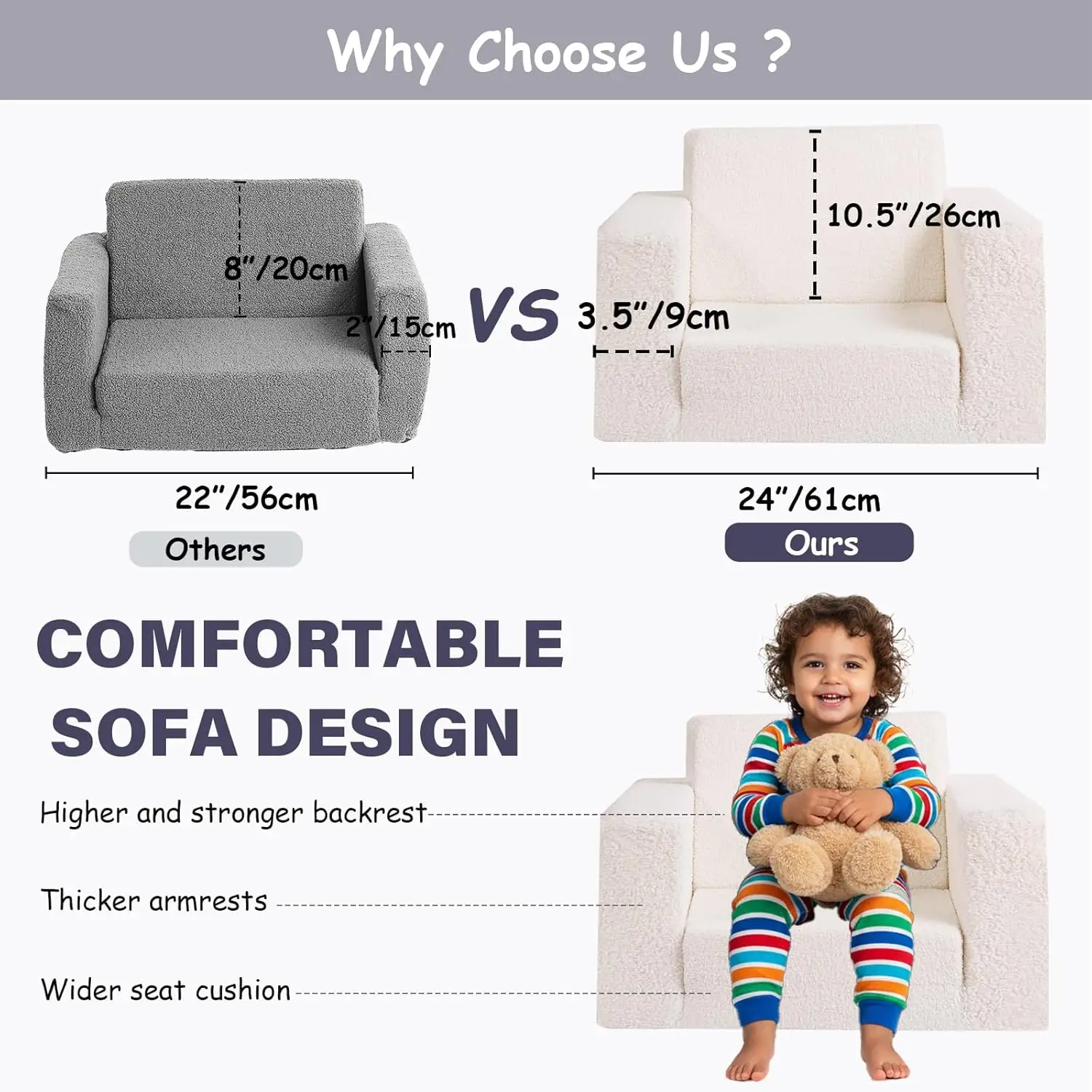 أريكة أطفال قابلة للطي