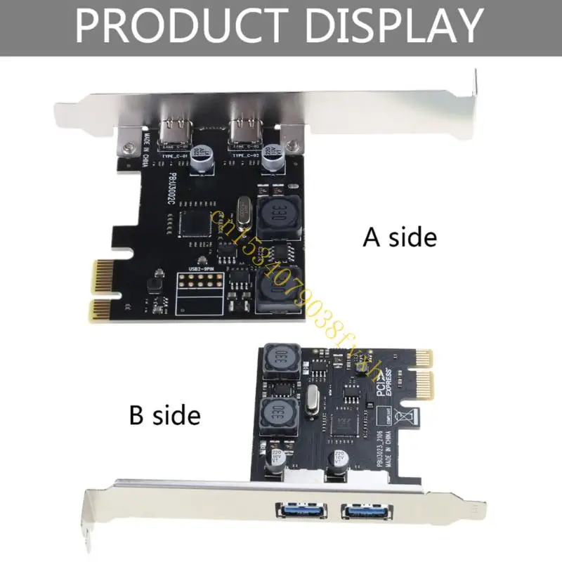 PC용 USB 3.1 Type C Express 추가 카드로 빠른 데이터 전송과 안정적인 전원 공급 보장 B2EA