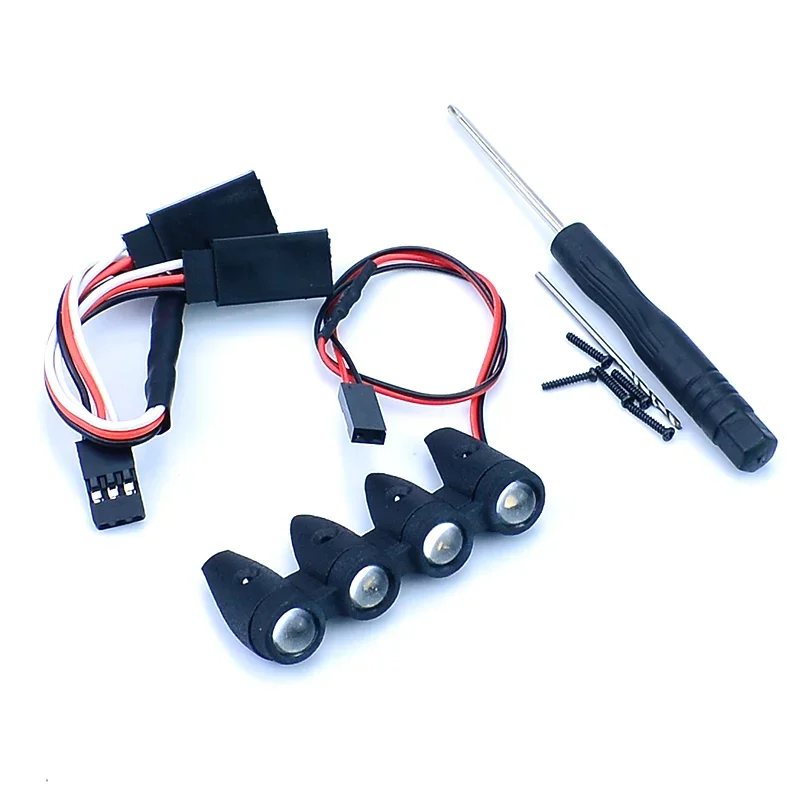 Projecteurs lumineux LED pour RC MJX 14303, câbles et connecteurs inclus