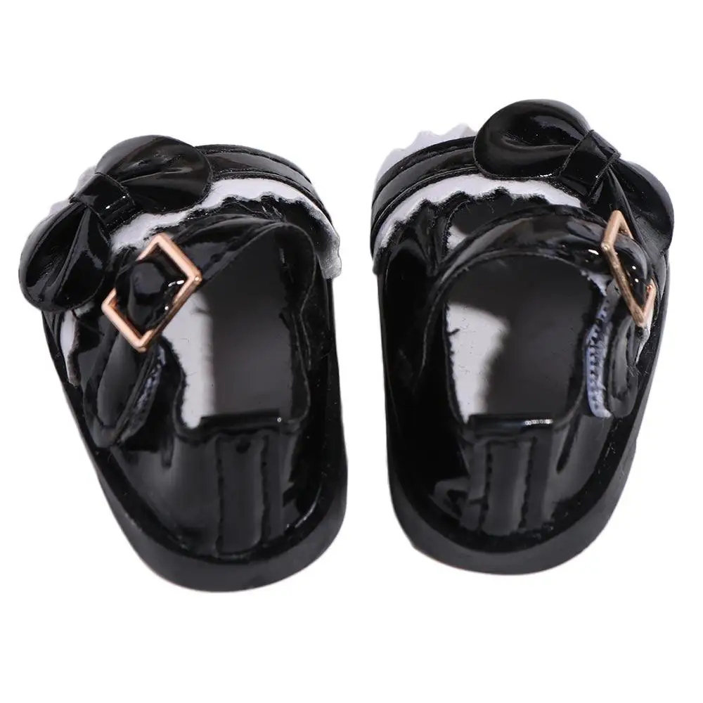 PU Leather PU Leather Bow Shoes Doll Shoes DIY Handmade Doll Leather Shoes Boots Shoes 1 Pair Doll Shoes Boots Children Toys