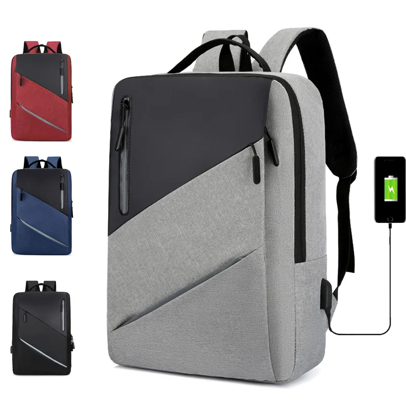 Vanaheimr Backpack Unisex USB Charging Waterproof Laptop Casual Oxford Male Business Bag Zipper School Bagr Backpacks