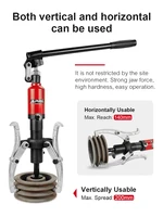 5Ton Hydraulic Gear Wheel Bearing Puller Separator Tool Two or Three Adjustable Jaws with Portable Box for Repair Shop 2