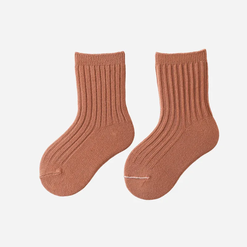 Cute Solid Color Baby Girls Floor Socks