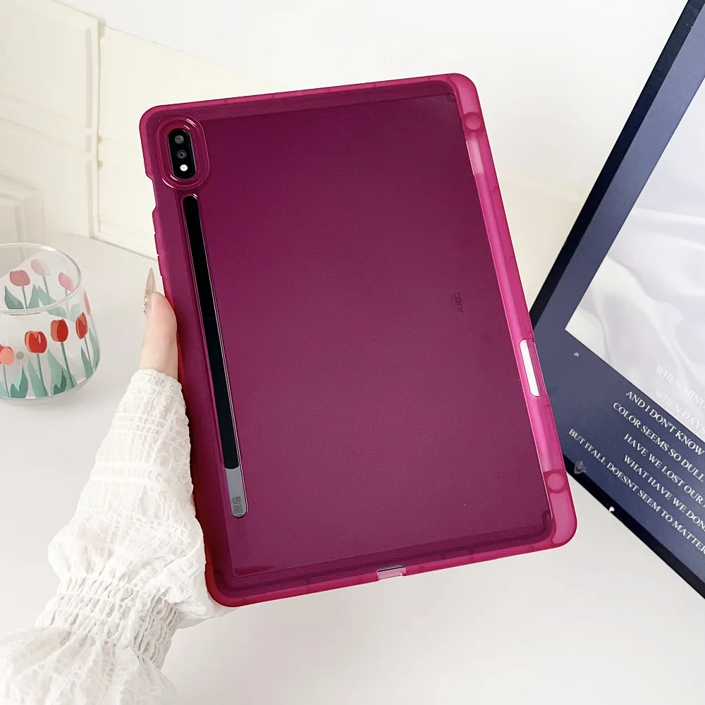 Ultimate Tablet Case with Pencil Holder - Sleek TPU Back Cover