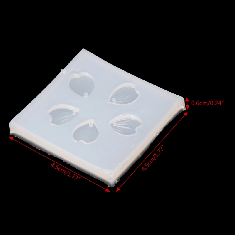 

Silicone Mold Cherry Blossom Pendant Mold For DIY Handwork Jewelry Finding 4XBF