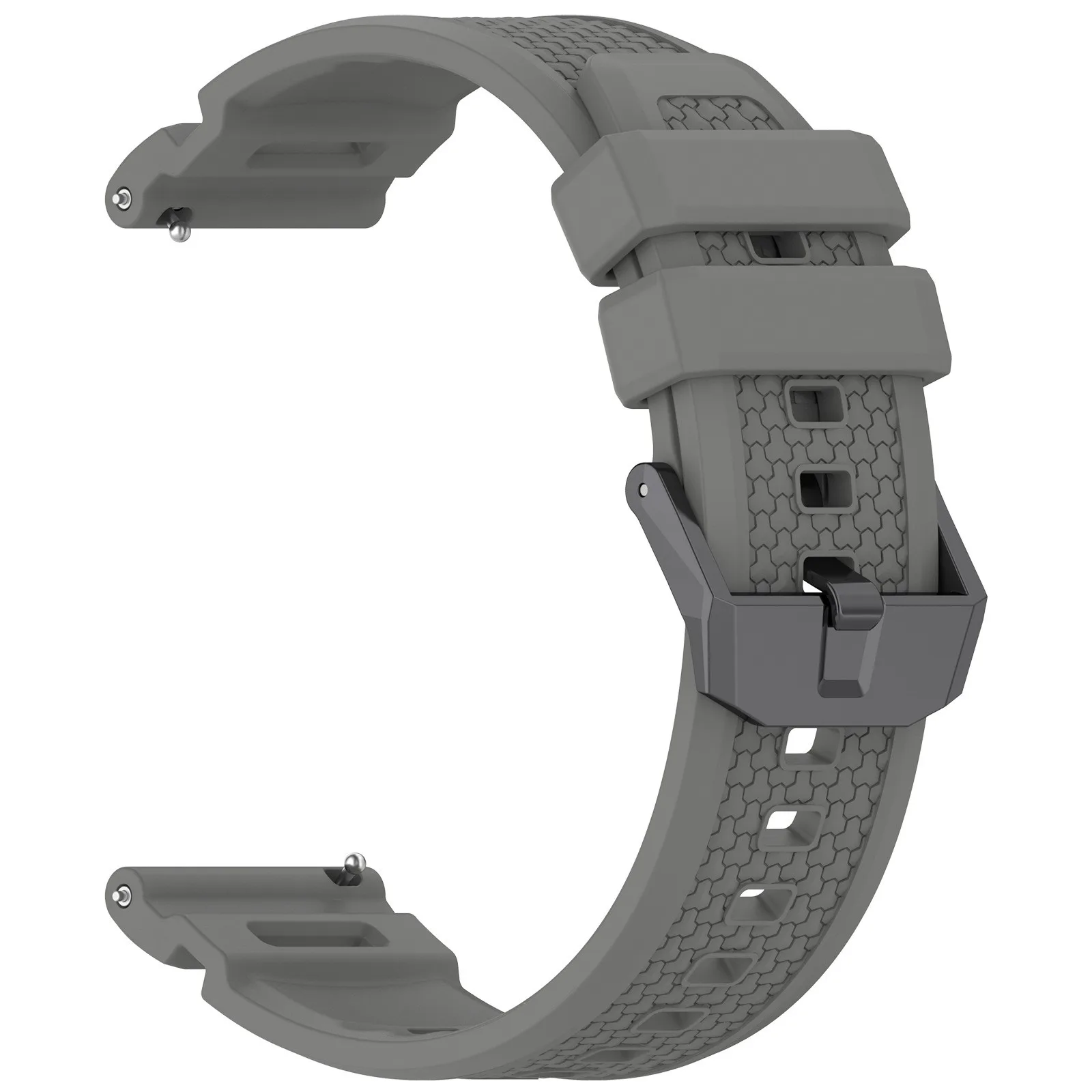 Silicone Sport Watch Band - 24mm Replacement Strap