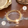 Bracelet pour homme en acier inoxydable 316L, largeur 6/8 mm, style gothique Y2K cubain, accessoires rétro steampunk américains, prix de gros