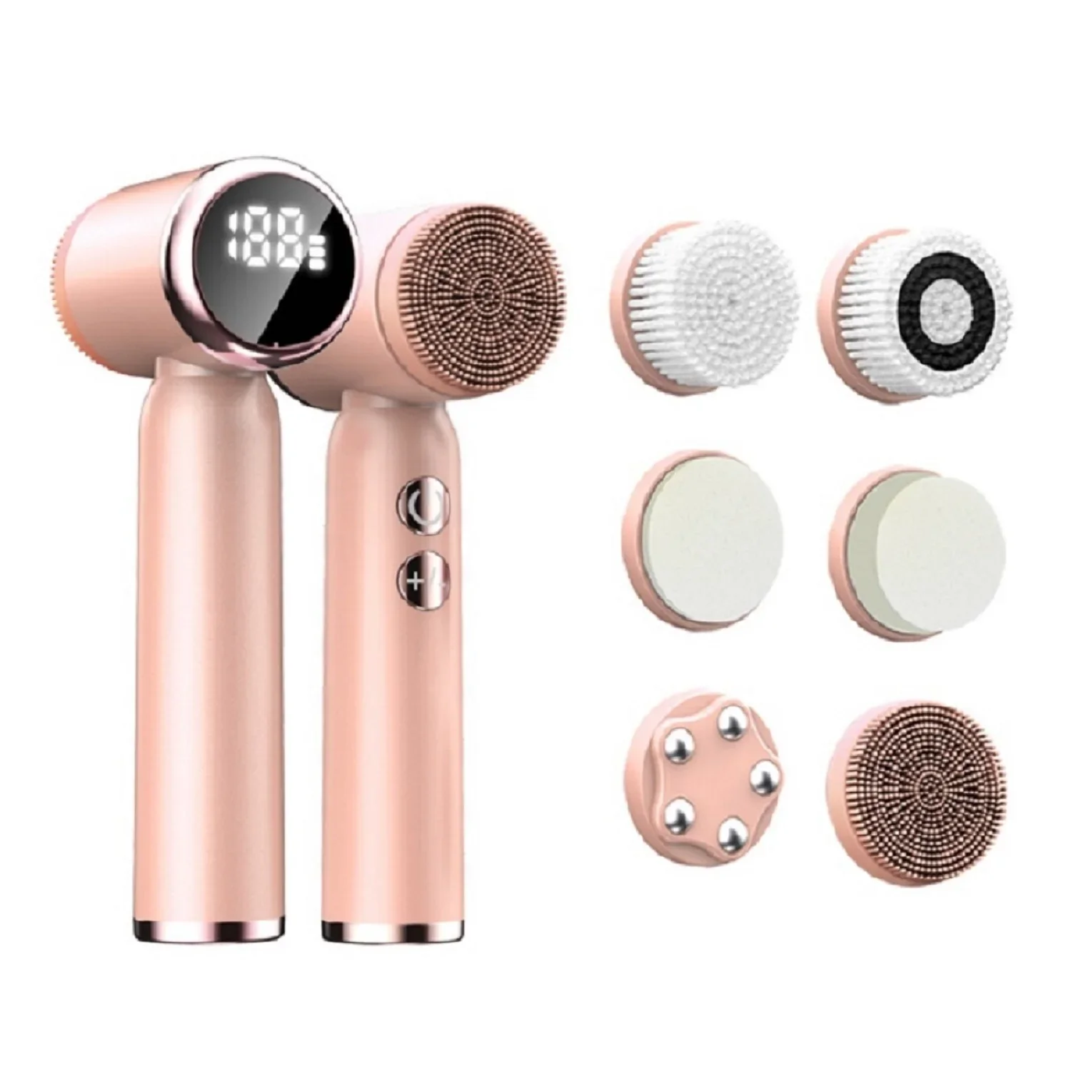 

Customization OEM Home Use Face Cleaner Waterproof Electric Silicone Facial Cleansing Brush