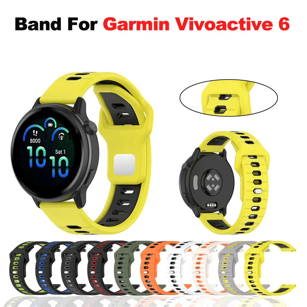 Premium 20mm Silicone Watch Strap Replacement Bracelet Band