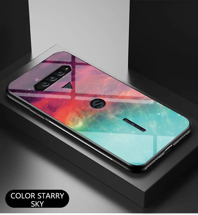 til Black shark 5 RS glasæske DECLAREYAO Luksus Ultra Slim Hard Mirror Hærdet Glas Coque Til Black Shark 3 4 5 Pro _voghion.com