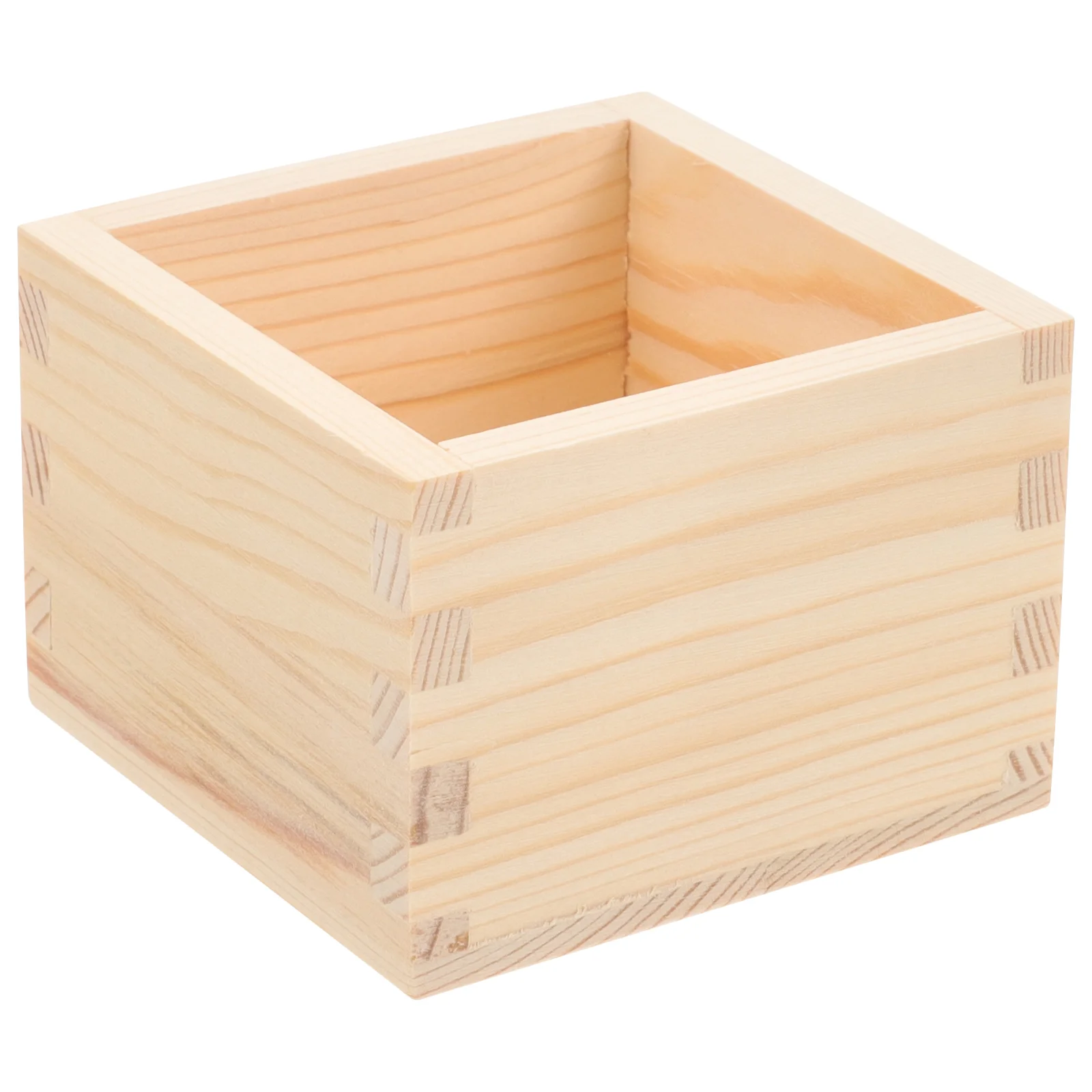 

Small Wooden Box Home Office Desk Accessories Makeup Holder Pen Cup Organizer Chalk