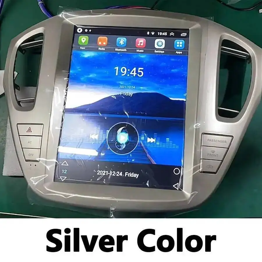 Black Color Car Multimedia Player For Toyota Highlander Kluger 2001-2007 4G WiFi