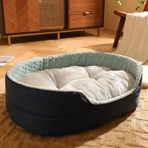 반려견 고양이 따뜻한 침대 S-XXL, 사계절 범용 빅 사이즈, 초대형 개 집 소파, 부드러운 개집, 애완 동물 액세서리 5