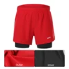 ARSUXEO Men’s Running Shorts 2 in 1 Spring Gym Athletic Training Fitness Outdoor Jogging Short Pants Quick Dry Brearthable  B179 3