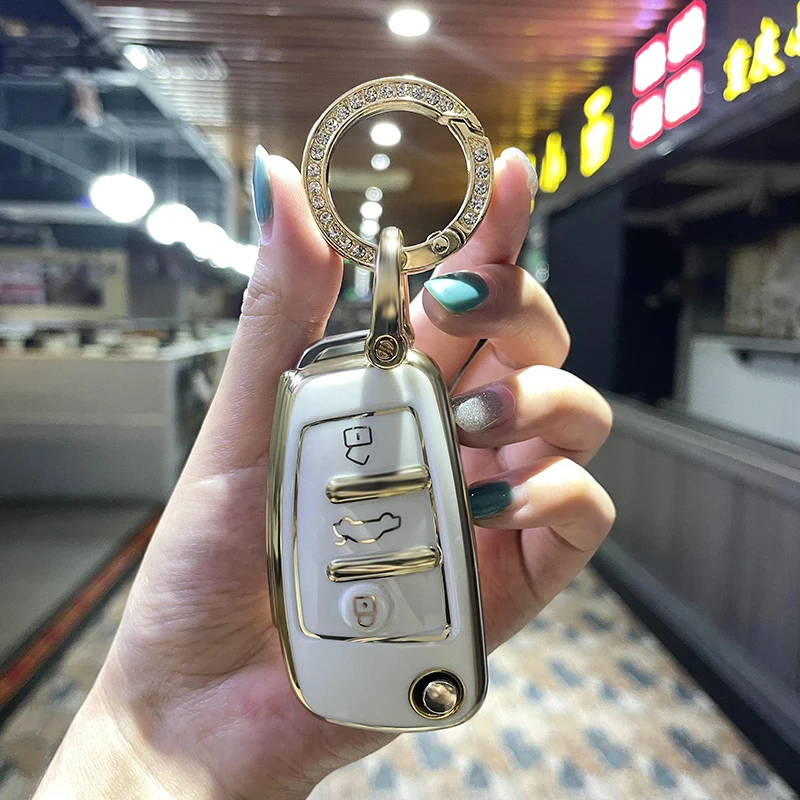 Cover Chiave/telecomando per Audi Q3 Q5 Q7 TT S3 S4 S6 RS B6 B7 B8 A6 A7 C5 C6 A1 A3 8L A4 A5 4F 8 Cover Chiave/telecomando per Audi Q3 Q5 Q7 TT S3 S4 S6 RS B6 B7 B8 A6 A7 C5 C6 A1 A3 8L A4 A5 4F - Safb184babe504a7e93c3fa615211abcd5