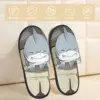 Winter Home Cotton Slippers Cute Jeff The Landshark Merch Household Fur Slippers Slides Living Room Cozy Non-skid Slides 2