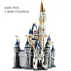 MINISO Disney Princess Castles Model Modular 71040s 43222s Building Blocks MOC Bricks Adults Toy Birthday Christmas Gifts 3
