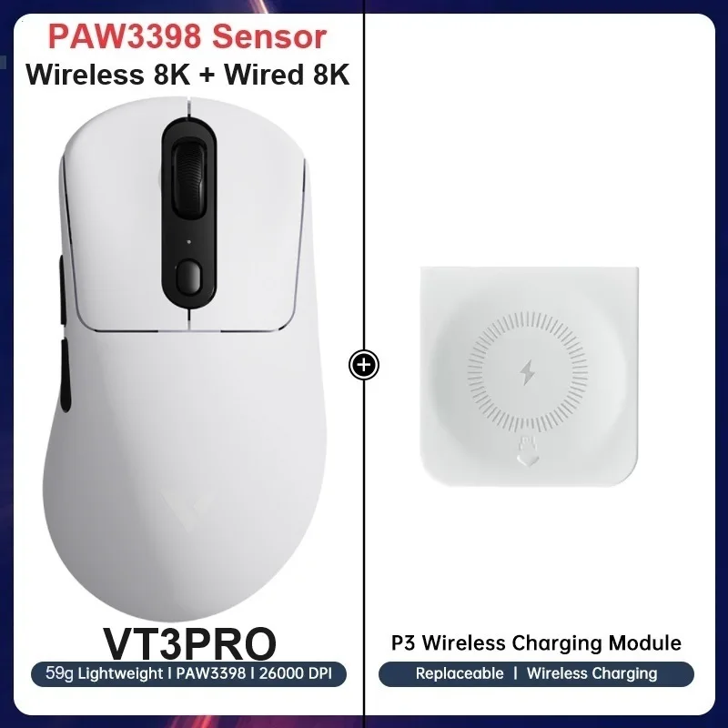 Rapoo VT3PRO Wireless Gaming Mouse 59g SuperLight 8KHz Polling