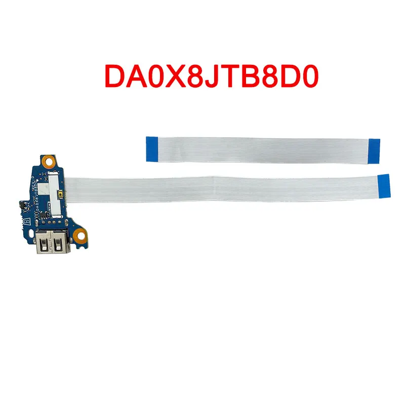 HP ProBook ZHAN66 440 445 450 455 445R G6 G7용 노트북 전원 USB 보드 (DA0X8JTB8D0 L44578-001) 케이블 포함, 100% 테스트 완료, 빠른 배송