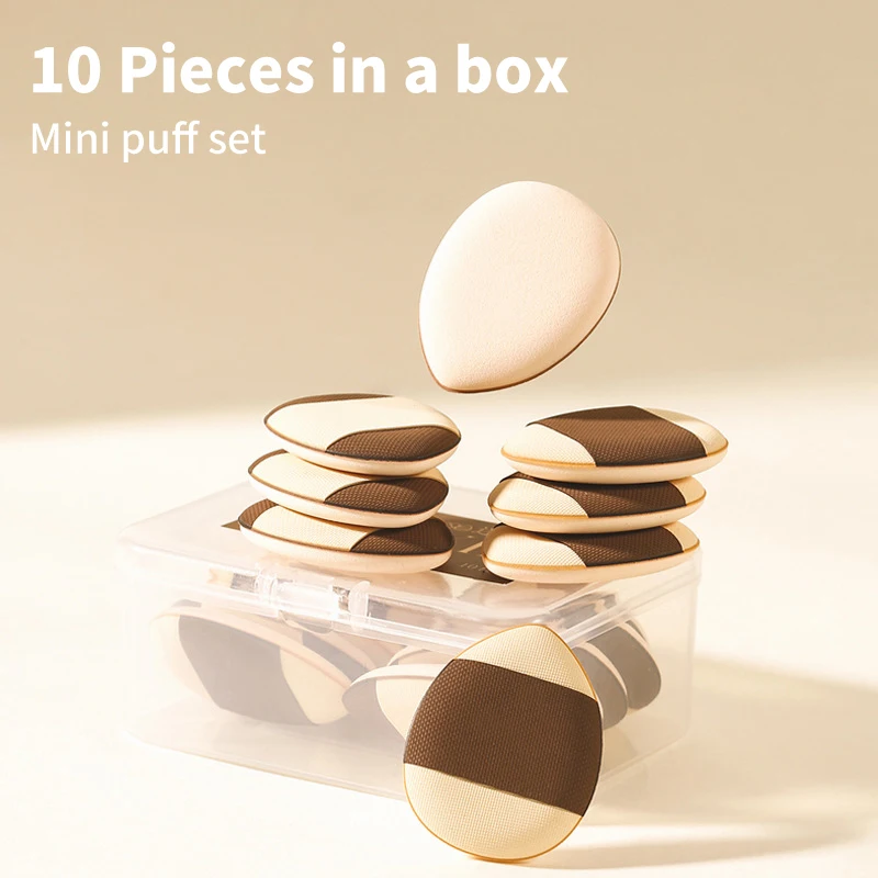 

Mini Finger Puff Foundation Powder Detail Makeup Sponge Face Concealer Cream Blend Cosmetic Accessories Makeup Tools