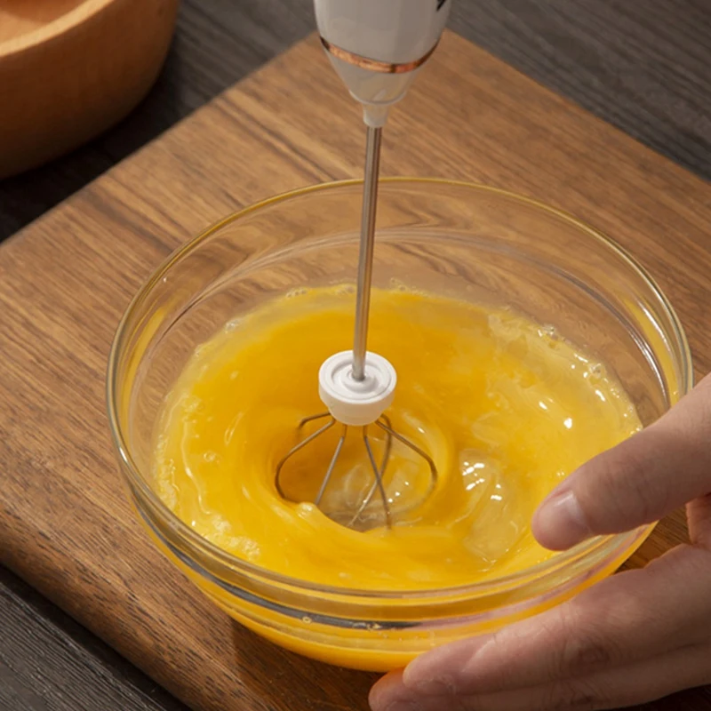 

Электрический венчик с зарядкой от USB, трехскоростные кухонные инструменты для готовки, барботер, мешалка для яиц, крема, соуса