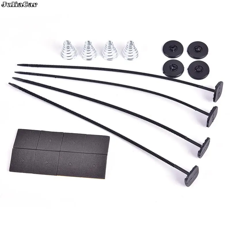 Electric Fan Car Fan 1Set Electric Radiator Fan Tie Strap Mounting Kit Zip Ties Straps Tabs Springs