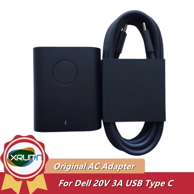 original-gan-usb-tipo-c-carregador-de-alimentacao-portatil-fonte-de-alimentacao-ac-adp-60ld-ba-usff-dell-xps-13-9320-ha60nm200-60w-20v-3a