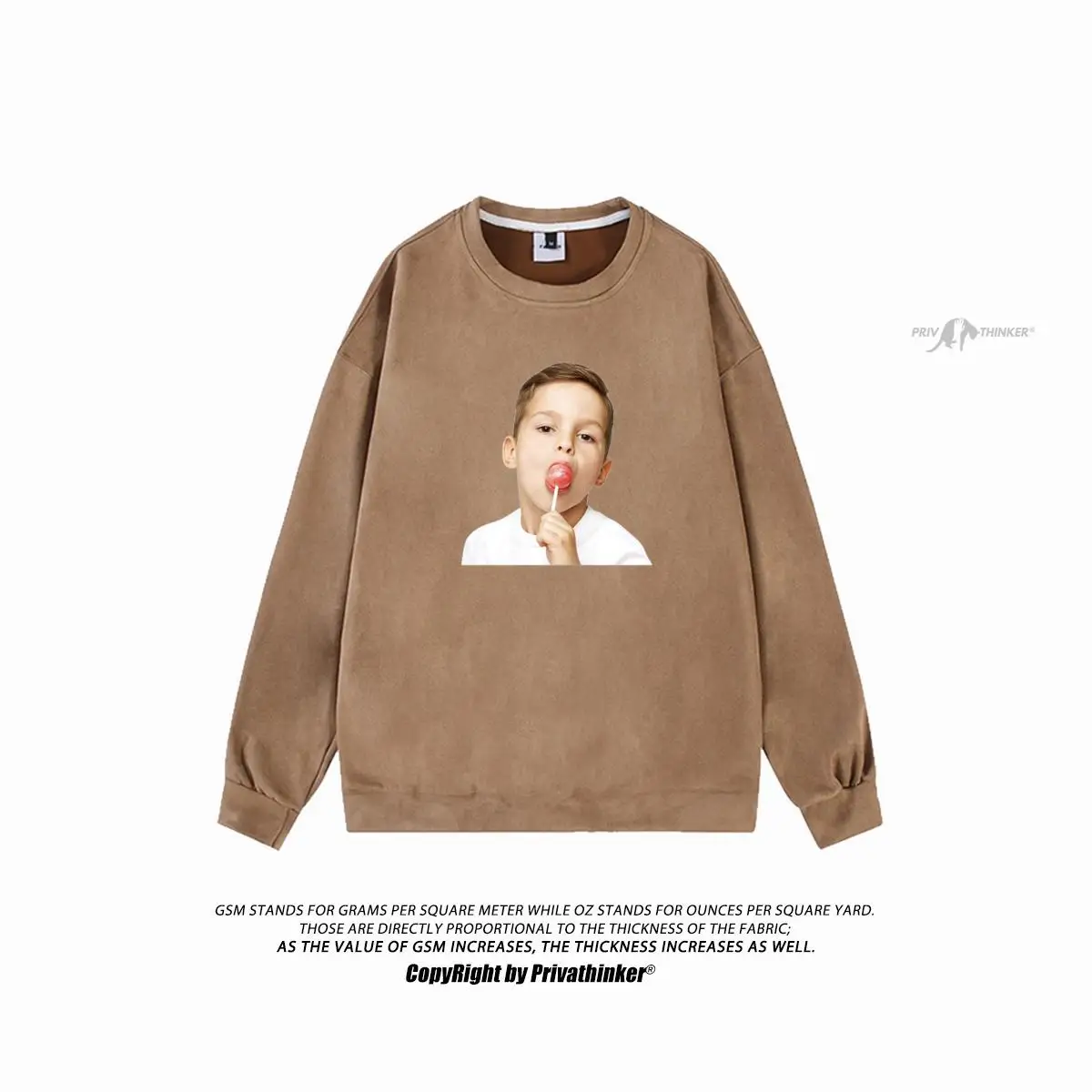 Description Picture 6 of itemBrand Quality Suede Unisex Oversized Pullovers Funny Sugar Boys Pattern Man Casual Long Sleeve Sweatshirts Male Hoodies Tops
