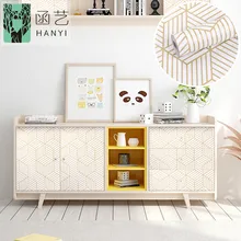  Modern Furniture Wall Adhesive Paper Opaque Self Adhesive Space Plane Vinyl Floor Sticker Nordic Muursticker Creative Room Decor 