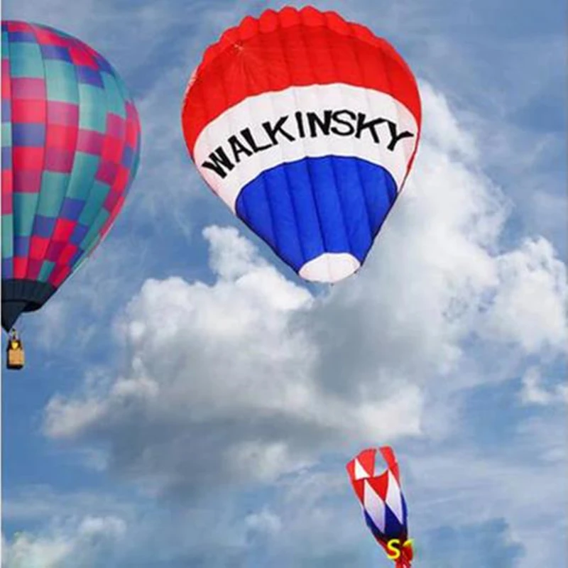 

free shipping 3m hot air balloon cerf volant professionnel stunt kite children's flying deer pipa voadora deportes-y-ocio fun