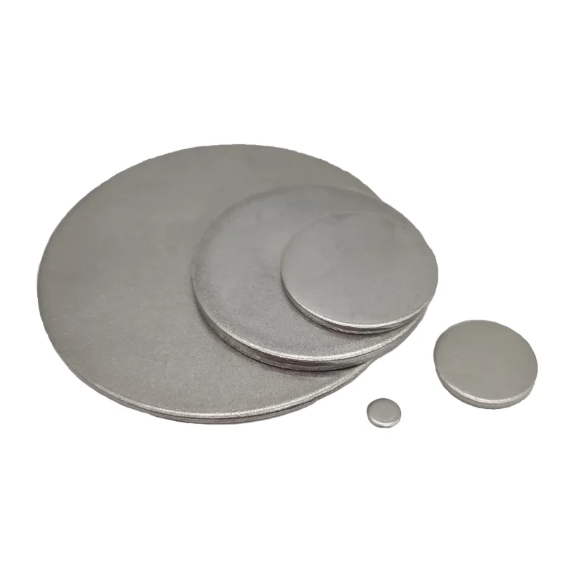 

23mm to 55mm stainless steel circular plate 304 disc plate round corrosion resistant disk sheet customized laser cutting