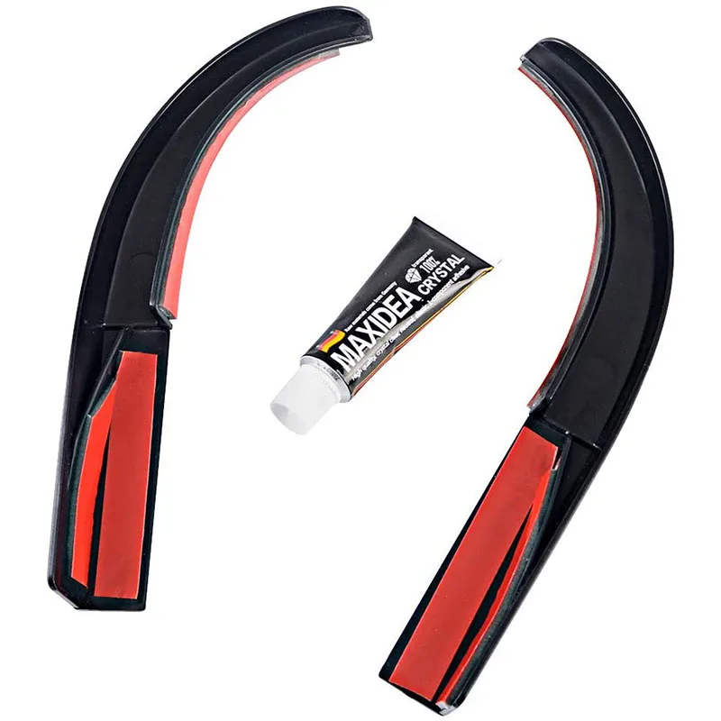 2 Pcs Car Rain Gutter Extensions for Jeep Wrangler