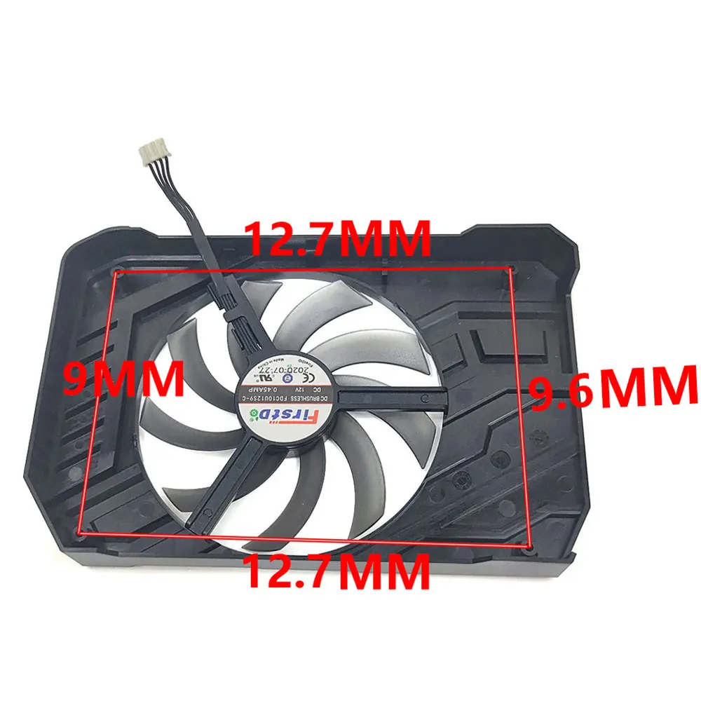 nova gtx oc stormx fã para palit gtx ti super stormx oc placa gráfica ventilador de refrigeração